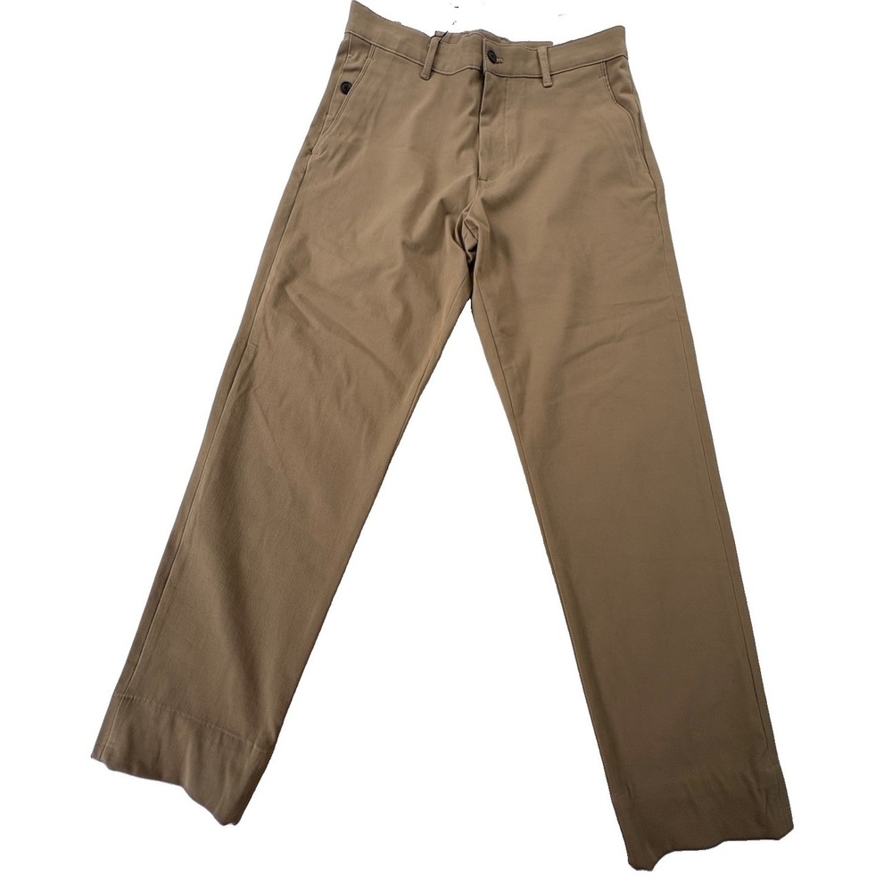 NWT Zara Men's Tapered Bi-stretch Khaki Trouser Slack US Size 31 X 29 NWT